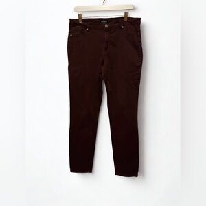 Buffalo David Bitton Women's 12/32 Burgundy Maroon Stretch Jeans Pants Wine